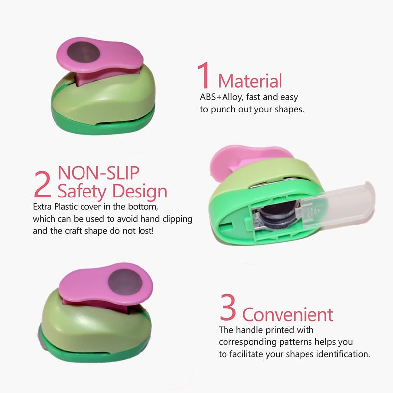 CADY Crafts Punch 1.5-Inch Paper Punch Craft Punches (Lucky Star) - Image 2